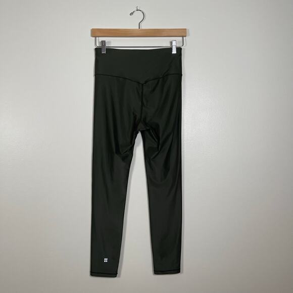 Sweaty Betty • High Shine Gym Leggings 7/8 Length in Olive - Picture 3 of 5